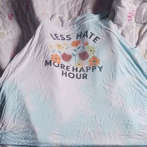 Torrid Blue Graphic Tank Top